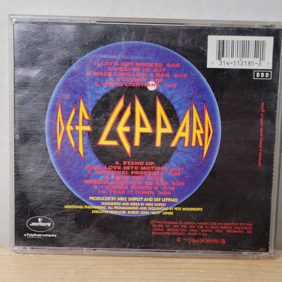 CD Def Leppard - Adrenalize - Picture 4 of 4